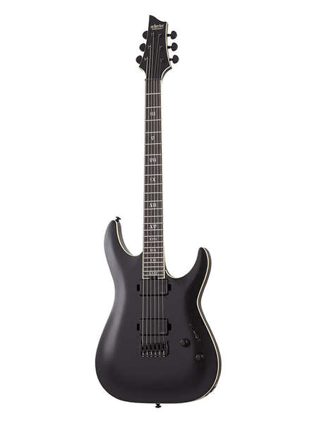 Schecter C-1 Sls Evil Twin Negro satinado
