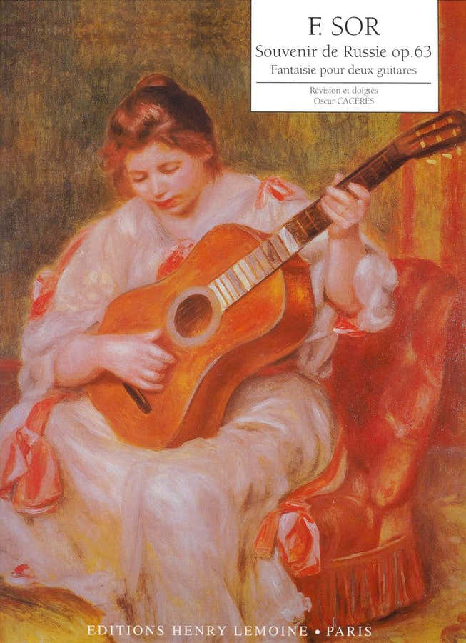 Sor/caceres - Souvenir De Russie Op.63 - 2 Guitares