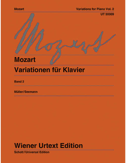 MOZART - VARIATIONS - PIANO