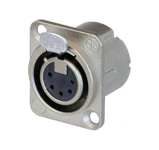 AUDIO CONNECTORS XLR EMBASES XLR DLX 5-PIN FEMALE