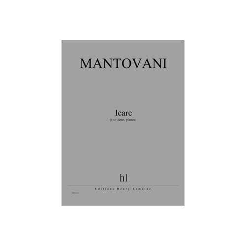 Mantovani - Icare - 2 Pianos