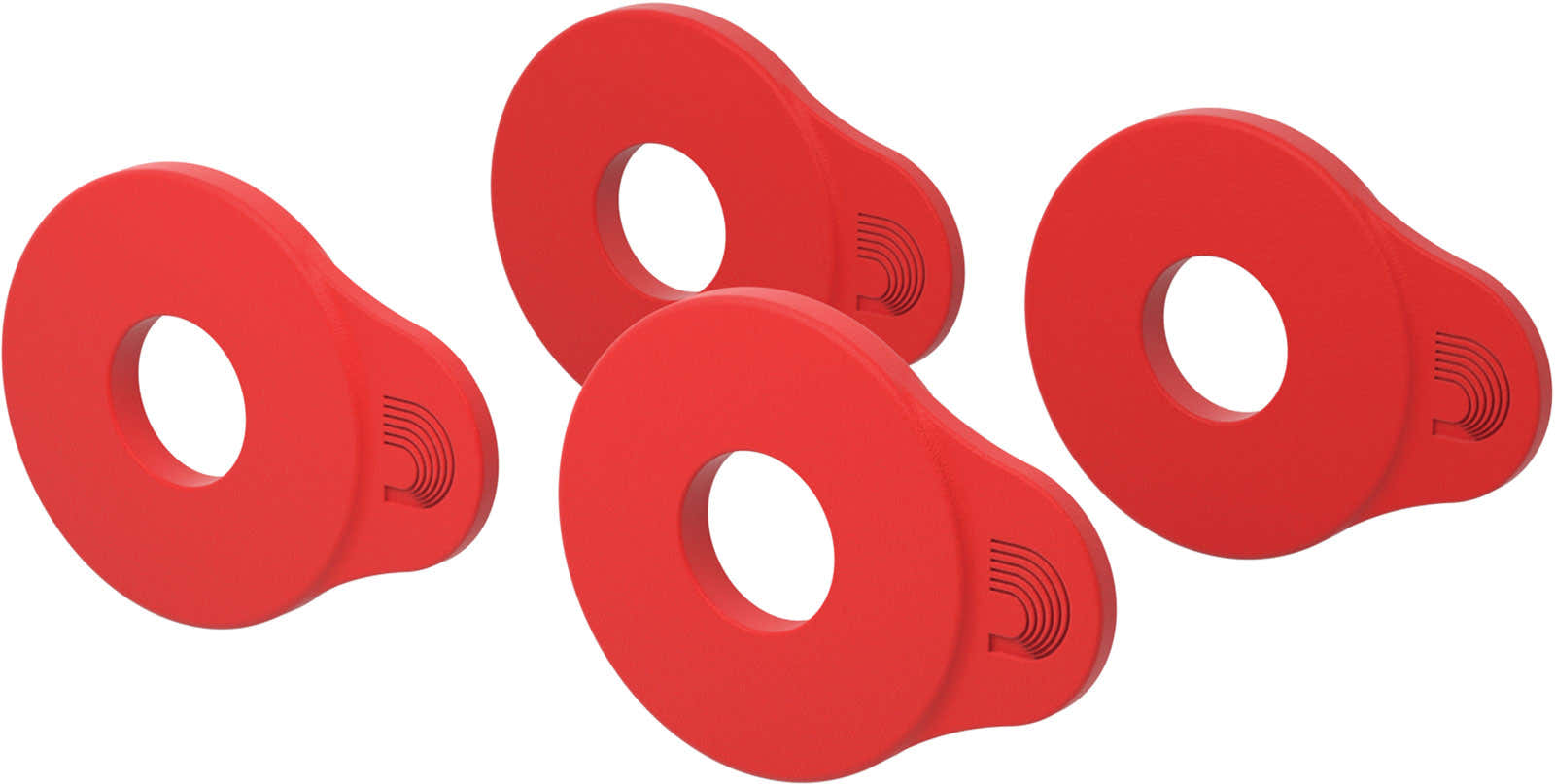 Flex Lock Strap Block Paquete de 4 Rojo