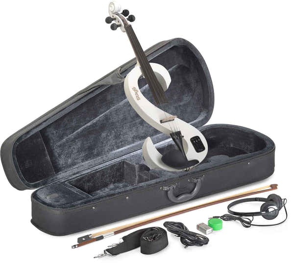 Stagg EVN 4/4 WH 4/4 SET VIOLON ELECTRIQUE EVN WH - BLANC