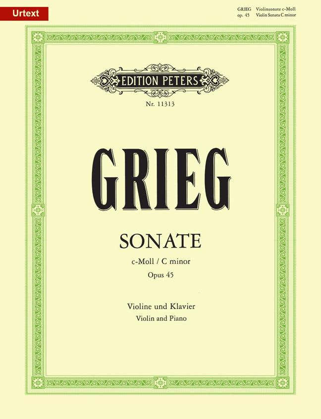 Grieg Edvard - Sonata No.3 en do menor Op.45 - Violín y Piano
