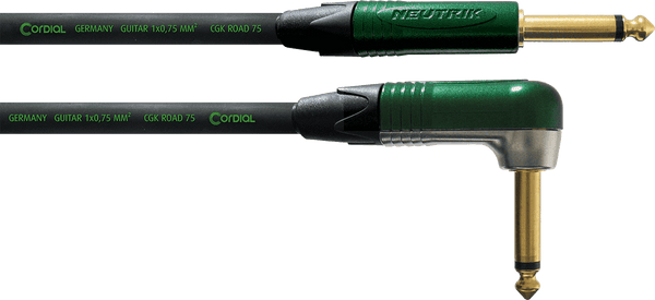 Cable de Guitarra Jack Recto /Acodado 6 M Verde