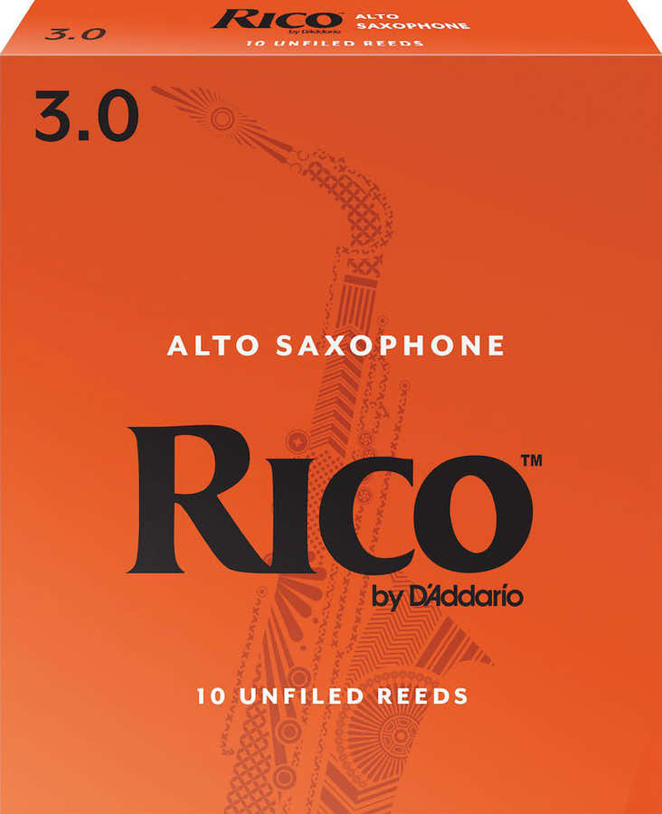 CAAS PARA SAXO ALTO RESISTENCIA DE 3.0 PAQUETE DE 10