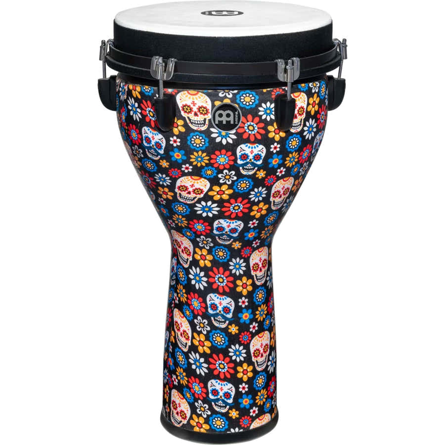 PERCUSSION 12" JUMBO DJEMBE DAY OF THE DEAD