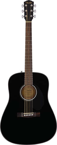 Fender Cd-60S Dreadnought Wn Black