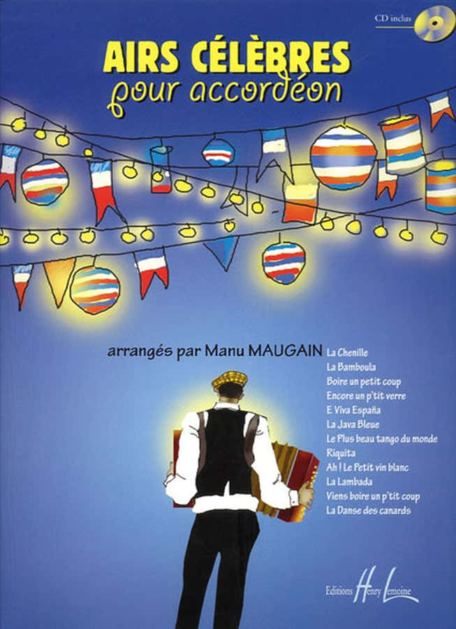 Maugain - Airs Celebres + CD - Accordeon
