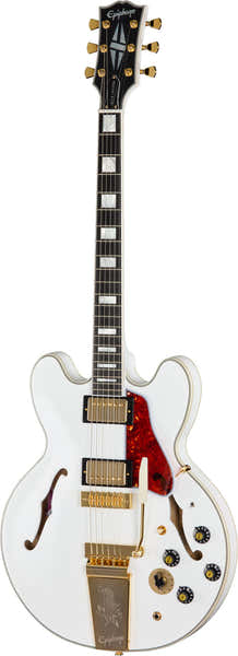 Epiphone ES-355 1976 Signature Alex Lifeson Reedición Blanco Alpino IBGCS