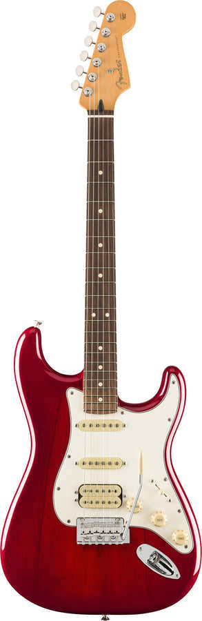 Stratocaster HSS Player II RW Cherry Burst transparente