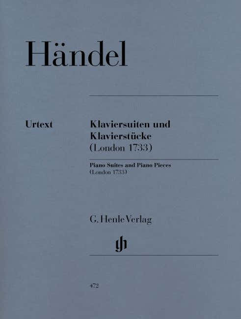 Haendel G.H. - Piano Suites And Pieces (london 1733)