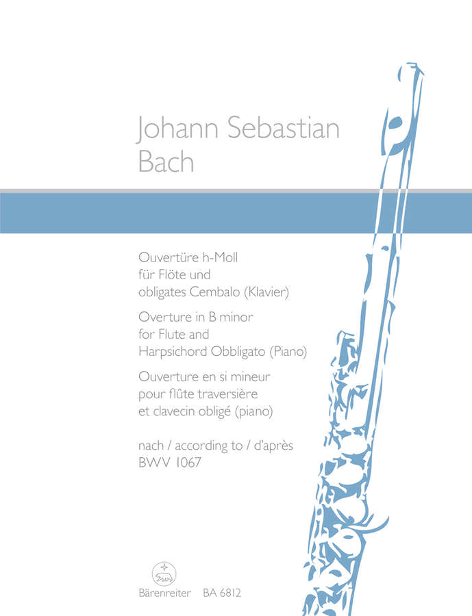 J.S. - Ouverture Suite Pour Ochestre En Si Mineur Bwv 1067 - Flute Clavecin/Piano