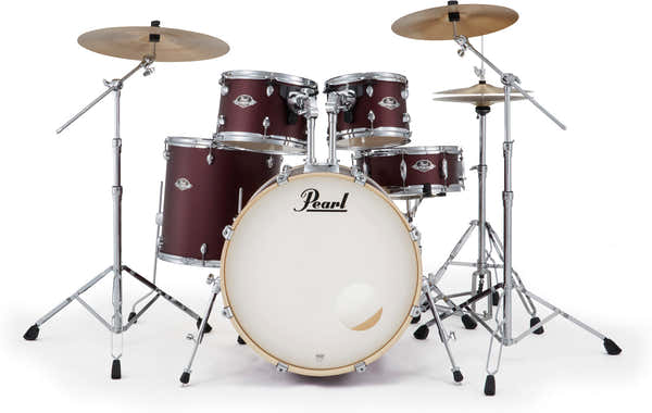 Pearl EXX705NNBRC-864 - Export Fusion 20" + HWP-834 Satin Scarlet