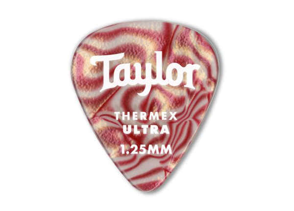 Taylor Guitars PREMIUM DARKTONE 351 THERMEX ULTRA PICKS RUBY SWIRL 1.50MM 6-PACK