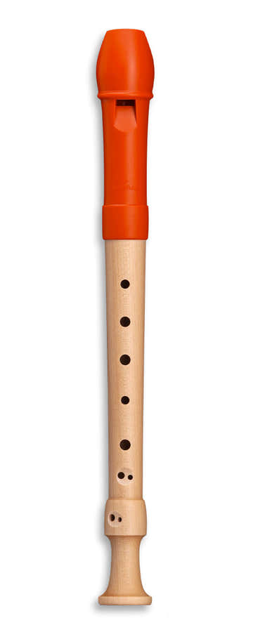 Soprano Fipple 17414 - Naranja (Digitación Barroca)