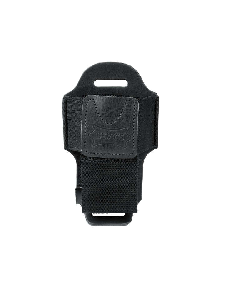 MM14-BLK TRANSMITTER CASE GUITAR LEATHER BLACK