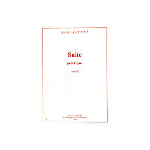 Journeau - Suite Op. 53 - Orgue