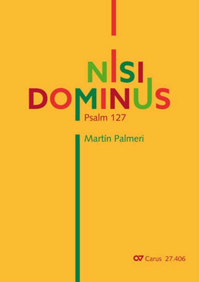 PALMERI MARTIN - NISI DOMINUS - CHORAL SCORE