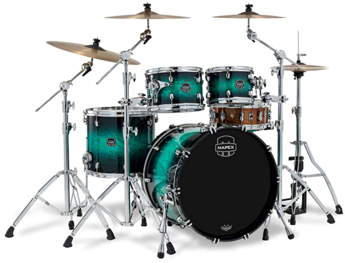 Saturn Vi Stage 22" Azul marino turquesa degradado