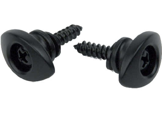 Clavijas de extremo elípticas negras