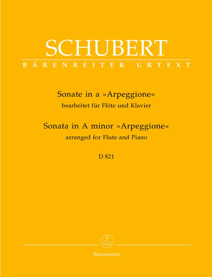 Schubert F. - Sonate Eggione En La Mineur D 821 - Flute Piano