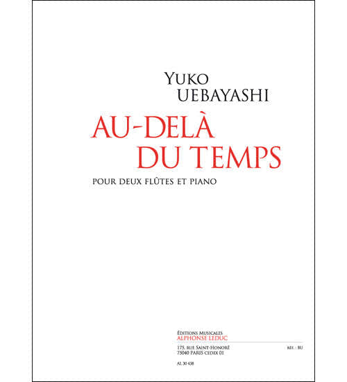 Au-delà du temps pour 2 flûtes et piano