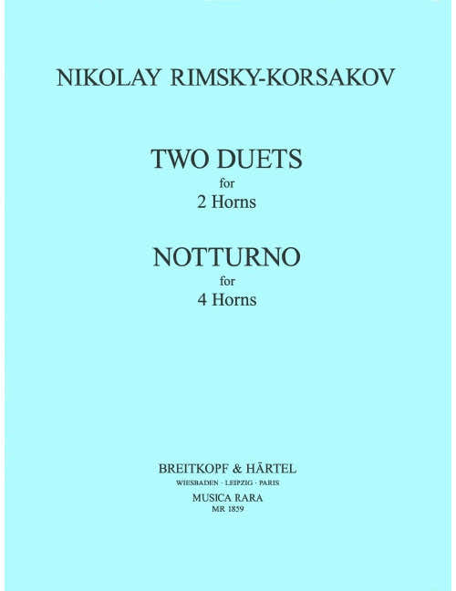 Rimsky-Korsakov - 2 Duette Notturno