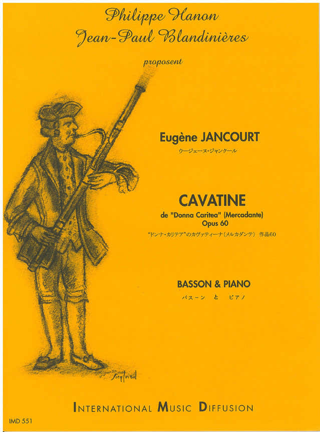 Jancourt - Cavatine Op 60 - Basson et Piano