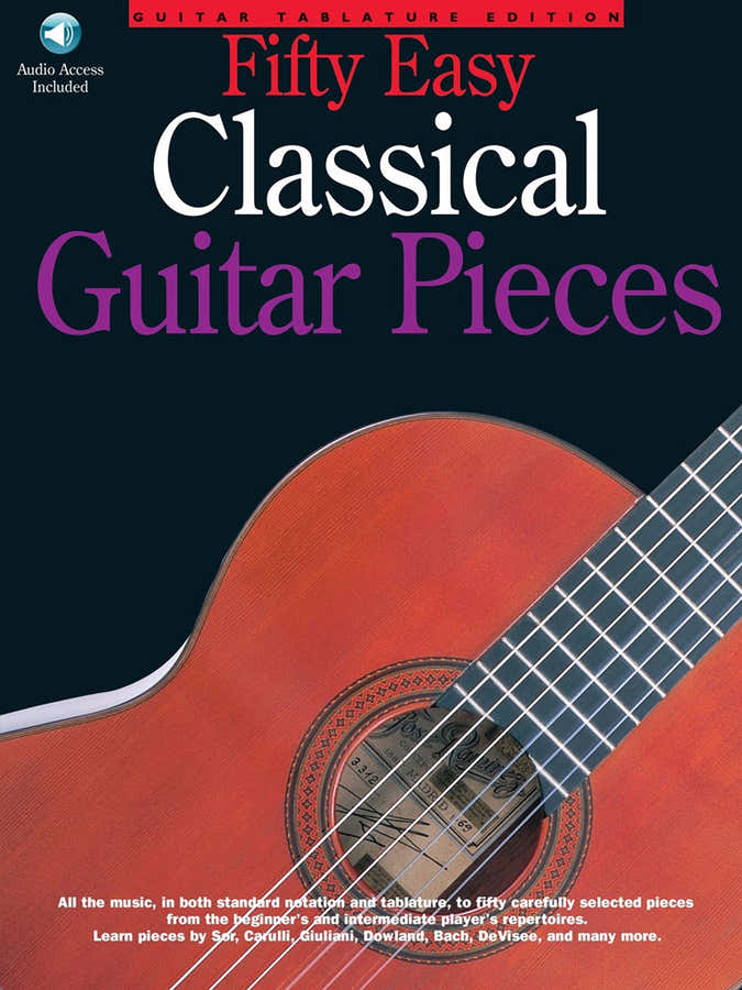 Fifty Easy Classical Guitar Pieces + Audio En Ligne - Guitar Tab