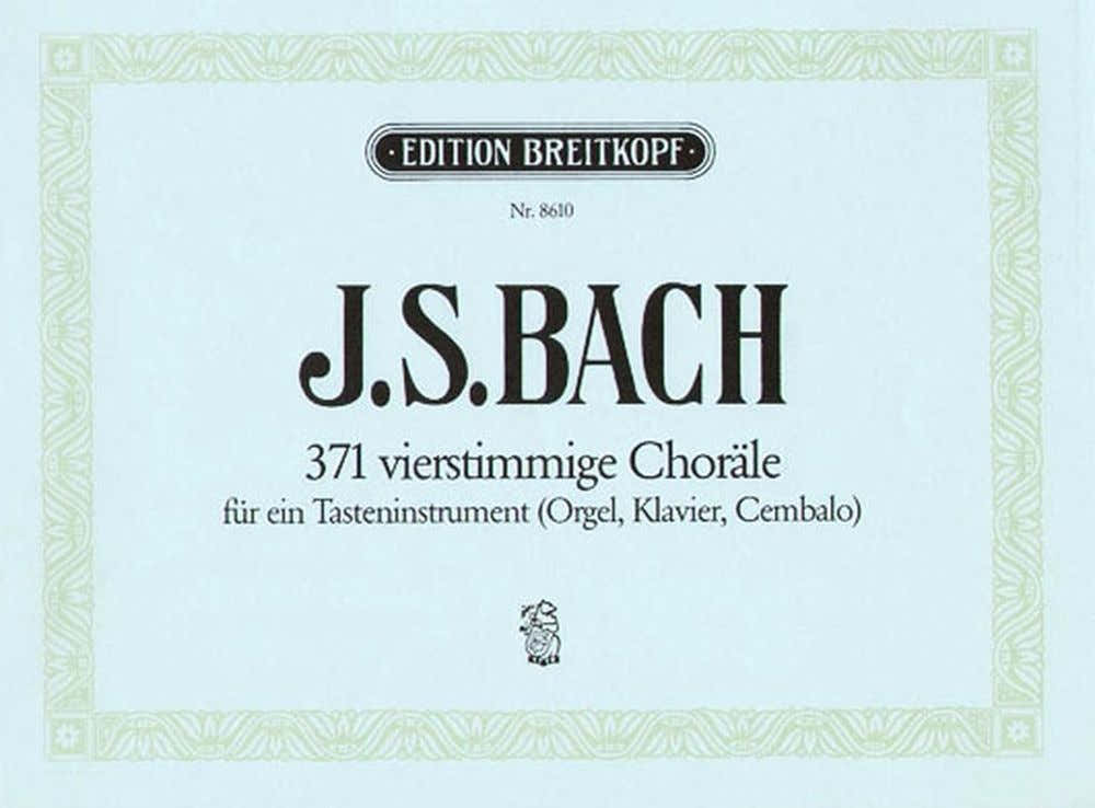 Bach J.S. - 371 4st.chorale BWV 253-438 - Orgue