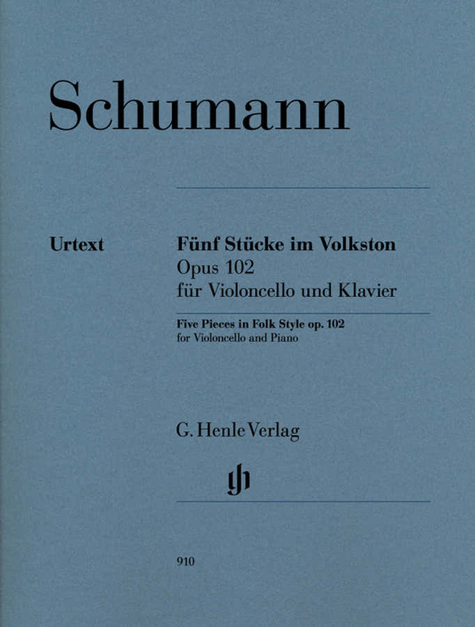 Schumann R - Cinco piezas en estilo popular Op. 102 - Violonchelo & Piano