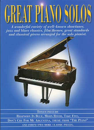 GREAT PIANO SOLOS - BLUE BOOK