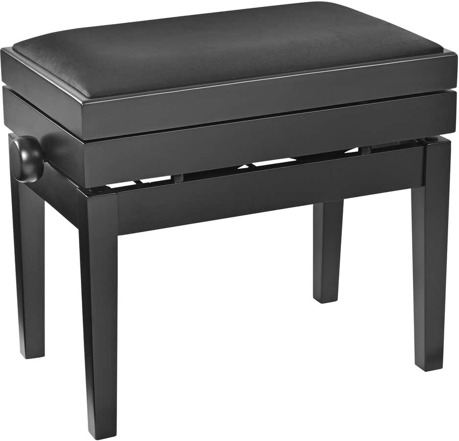 Banco para teclado 13955 Negro mate