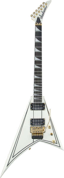 Jackson Guitars Rr3 Randy Rhoads Pro Ebo Ivory With Black Pinstripes