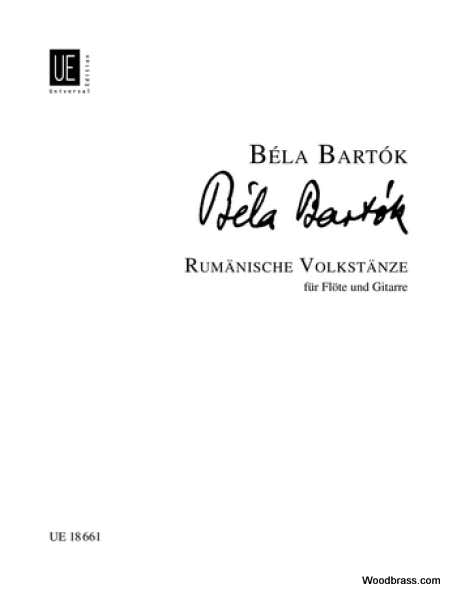 Bartok Bela - Danses Roumaines Pour Flûte et Guitare