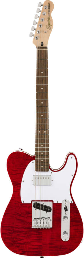 Telecaster Affinity Fmt Sh Lrl Rojo Carmesí Transparente