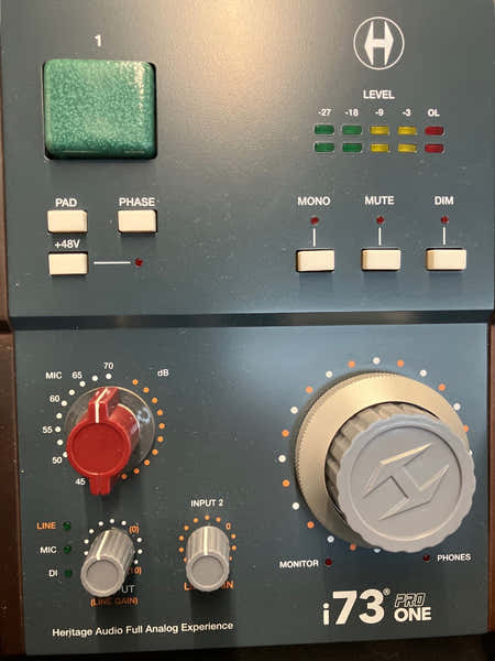 Heritage Audio I73 Pro One - B Stock