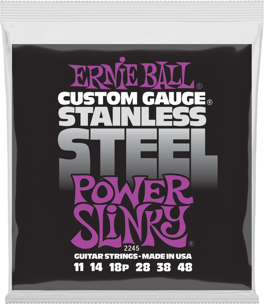 2245 Power Slinky de acero inoxidable 11-48