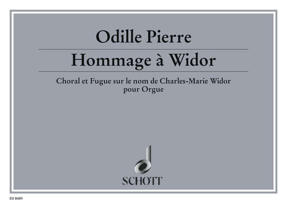 Pierre - Hommage À Widor Op. 5 - Orgue