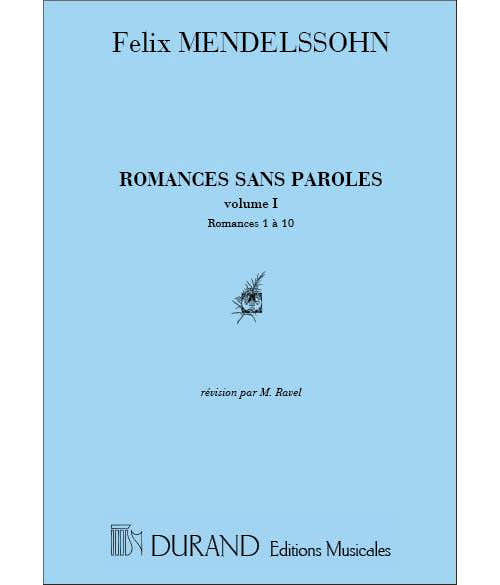MENDELSSOHN - Romanzas sin palabras Vol.1 - Piano