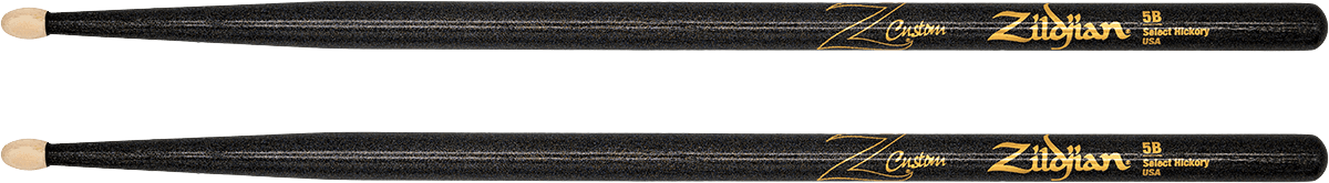 DRUMSTICKS Z-CUSTOM 5B BLACK CHROMA