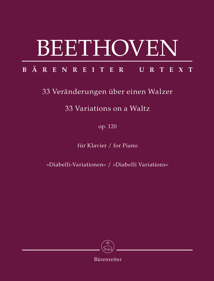 Beethoven L.V. - 33 Variations On A Waltz Op.120 - Piano