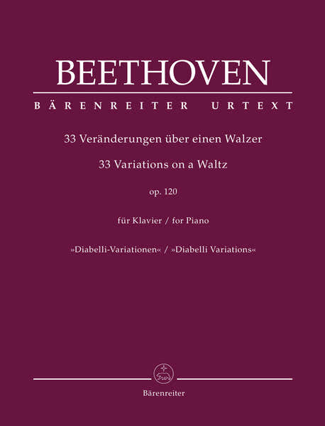 Beethoven L.V. - 33 Variations On A Waltz Op.120 - Piano