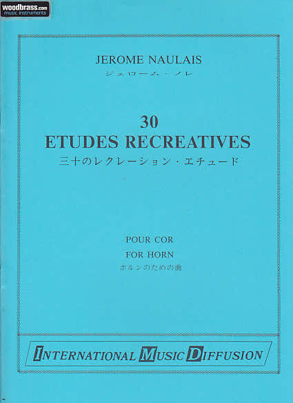 Naulais - 30 Études Récréatives - Corno
