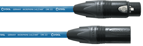 Cable de Micrófono XLR 10 M Azul