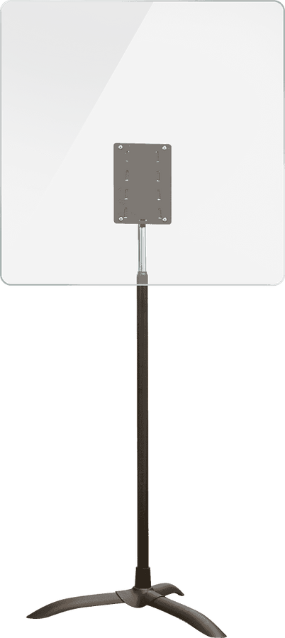 TRANSPARENT SHIELD WITHOUT RIM