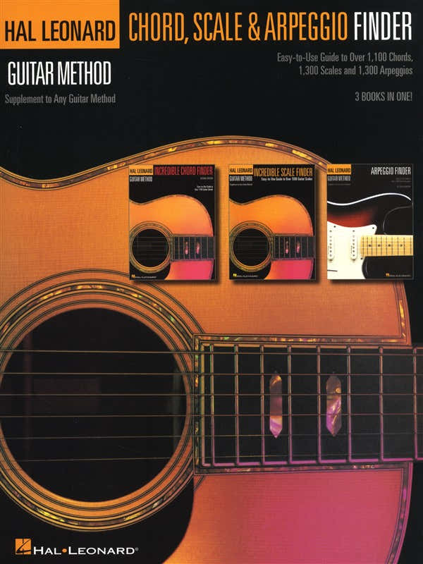 HAL LEONARD GUITAR METHOD CHORD SCALE AND ARPEGGIO FINDER - GUITAR