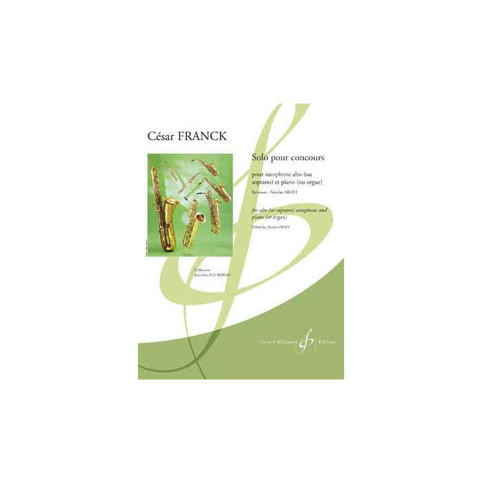 Cesar Franck - Solo Pour Concours - Saxophone et Piano