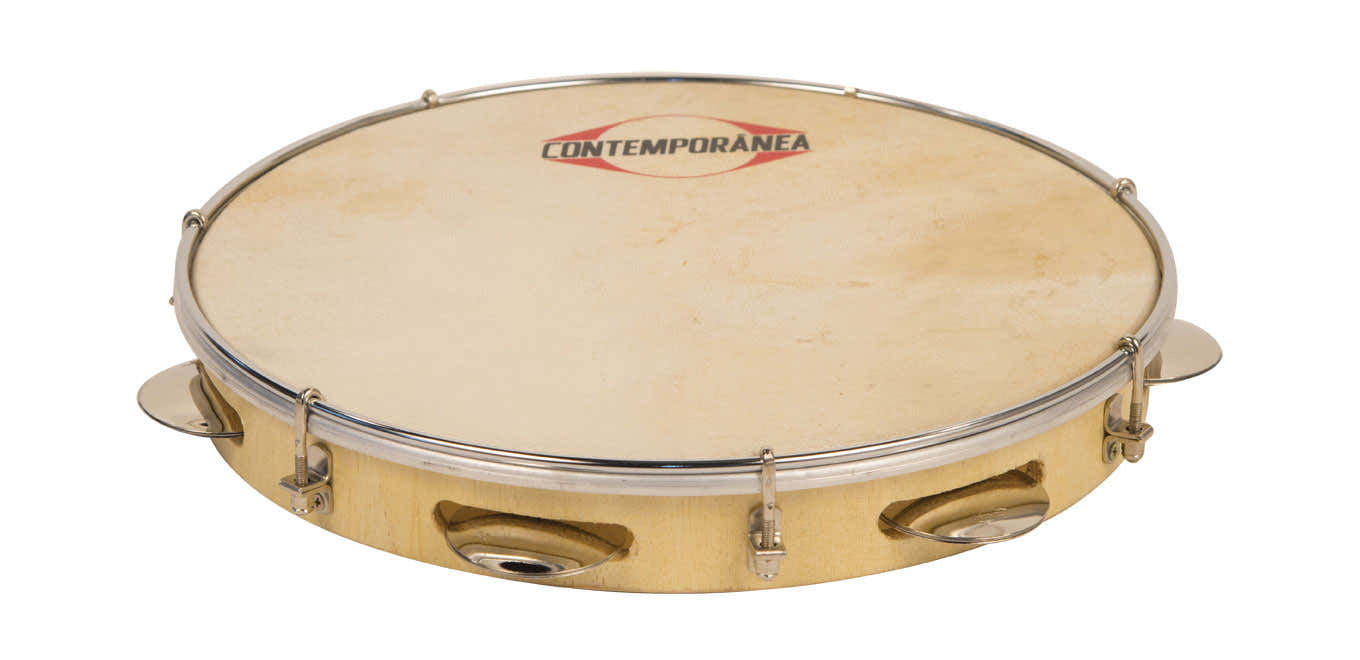 C-PB12-01 - Pandeiro Serie Pro 12" - Piel Animal